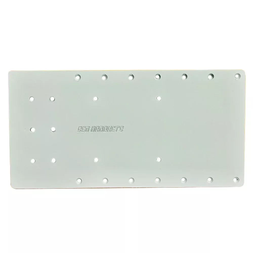 Sea Brackets 20” Straight Trolling Motor Plate f/Minn Kota’s Quest
