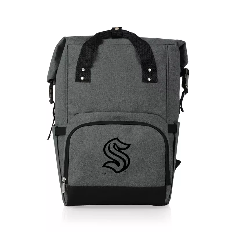 Seattle Kraken – On The Go Roll-Top Backpack Cooler