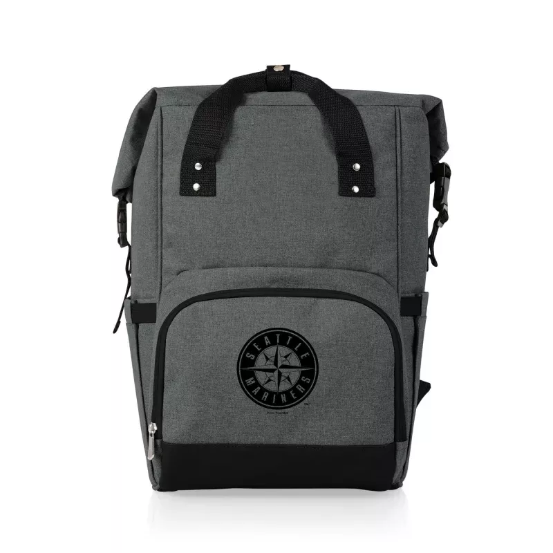 Seattle Mariners – On The Go Roll-Top Backpack Cooler
