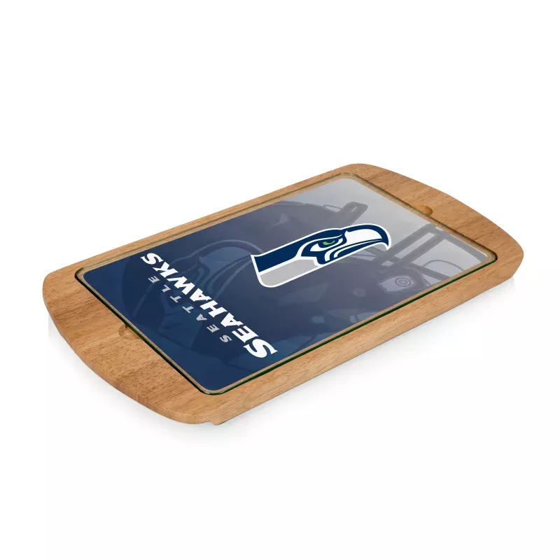 Seattle Seahawks – Billboard Glass Top Serving Tray