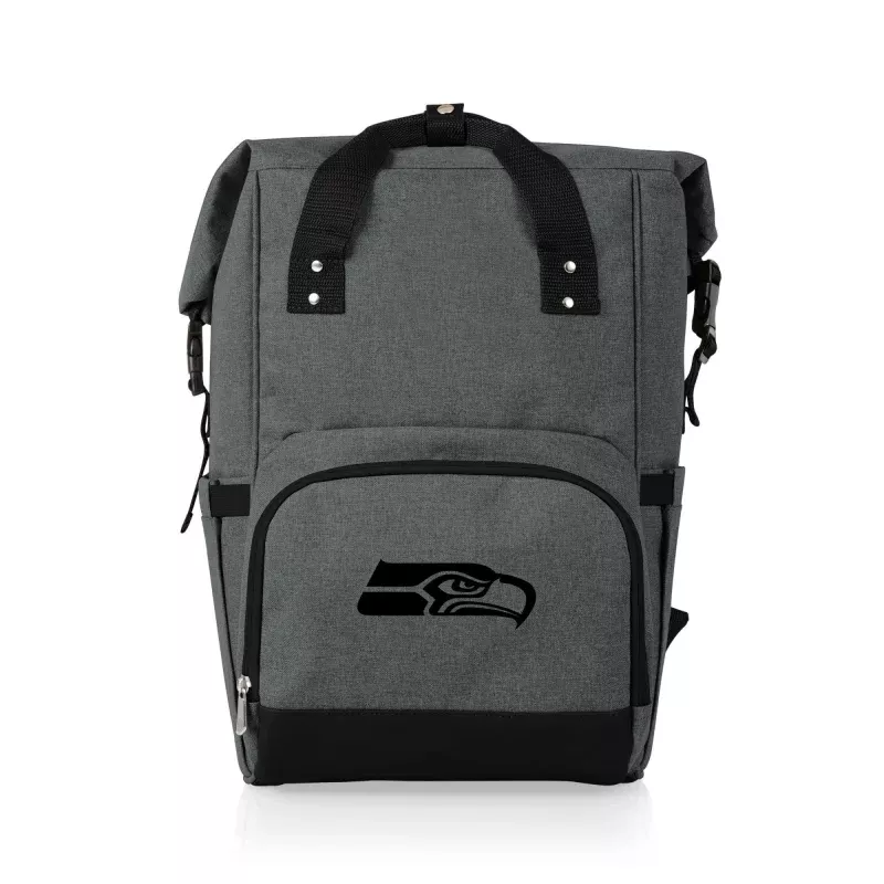 Seattle Seahawks – On The Go Roll-Top Backpack Cooler