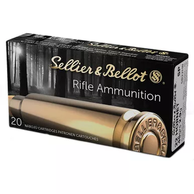 Sellier & Bellot SB22HB Rifle 22Hornet 45gr Soft Point 20 Per Box/90 Case
