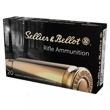 Sellier & Bellot SB757B Rifle 7x57mmMauser 140gr Soft Point 20 Per Box/20 Case