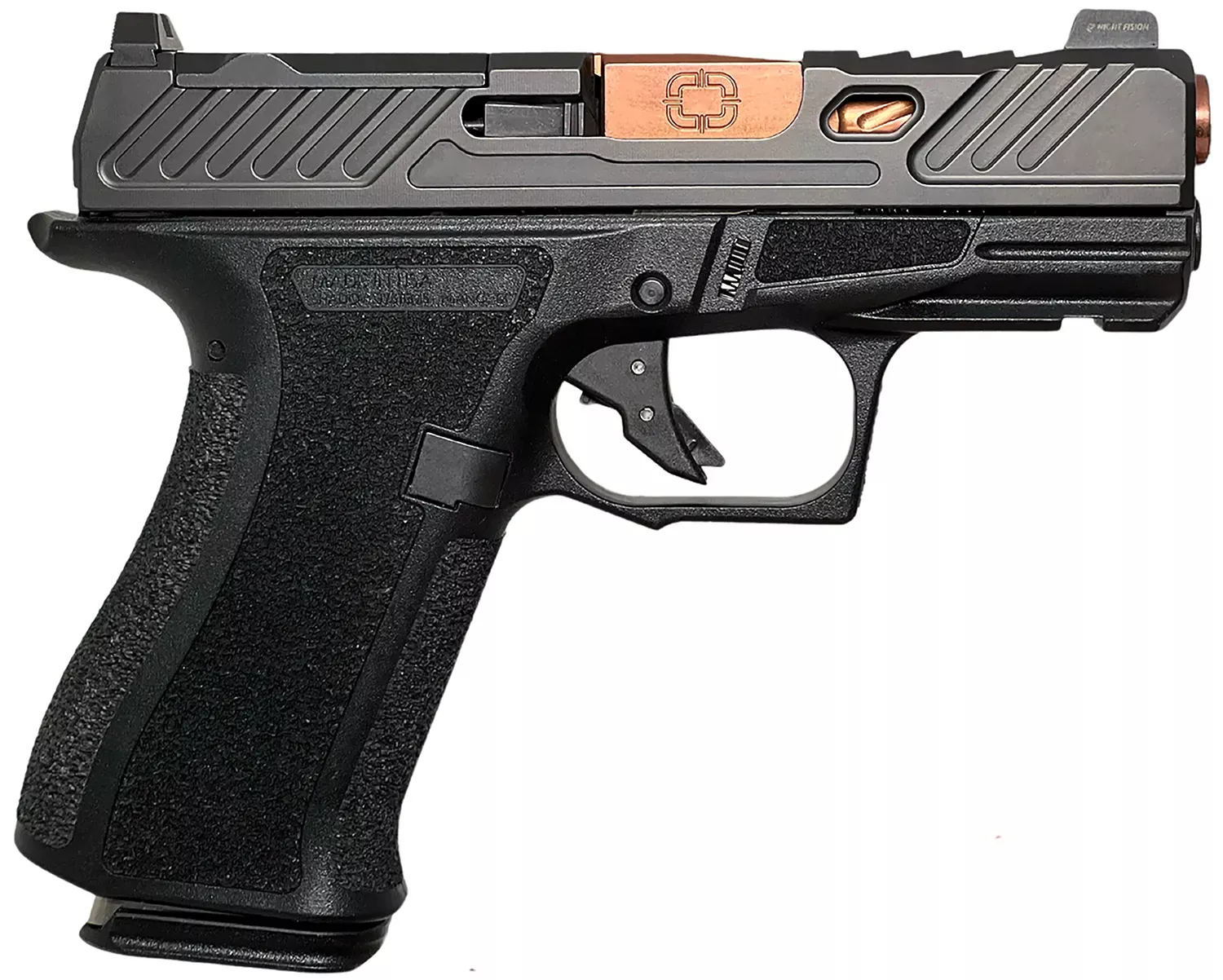 Shadow Systems CR920X Elite 9mm Pistol 3.41" Black/Bronze SS5011