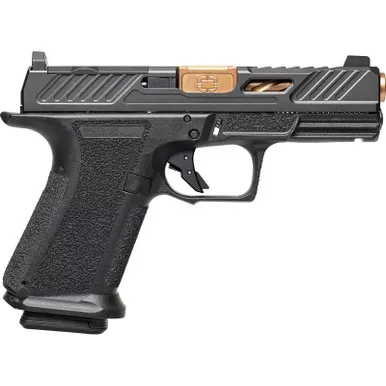 Shadow Systems SS1039CA MR920 Elite 9mm 10+1 Bronze TICN Black Nitride Optic Cut/Serrated/Window Cut Stainless Steel Slide Black Black Interchangeable Backstrap Grip *CA Compliant