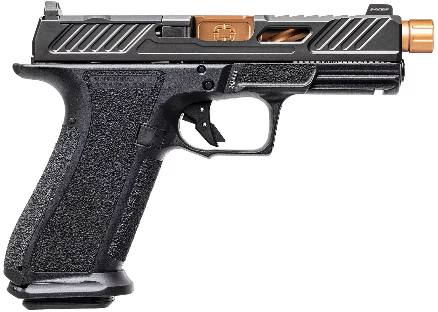 Shadow Systems XR920 Elite 9mm Pistol 5" Bronze Threaded Barrel Optic Ready SS-3009