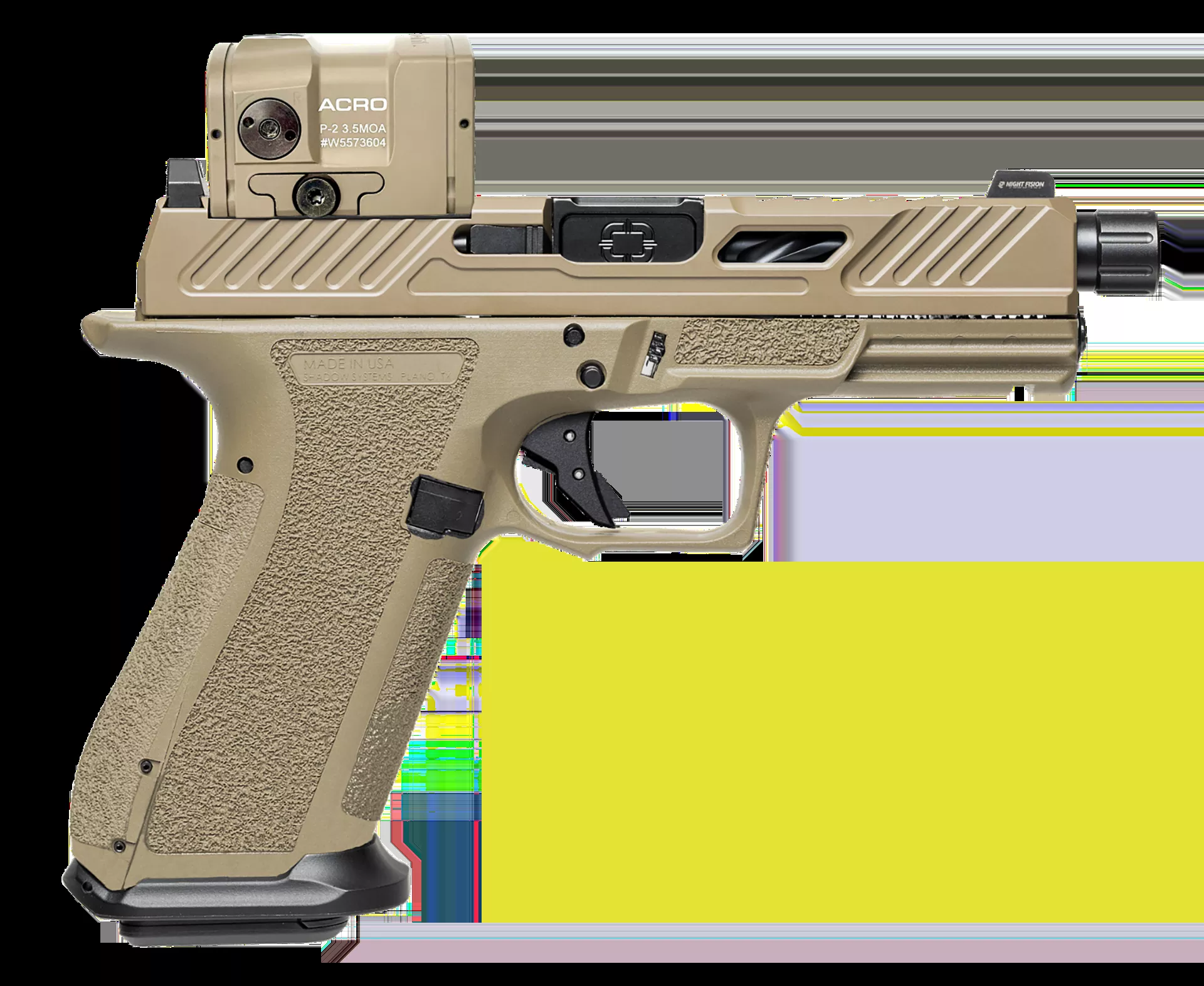 Shadow Systems XR920 Elite w/Optic 9mm Luger Pistol 17+1 5" SS3022AM