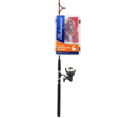 Shakespeare Catch More Fish Catfish Spinning Combo 7' Medium Power