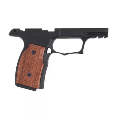 Sharps Bros. SBGM02-G2 Grip Module for SIG Sauer P365X/P365XL, Black Anodize with Brazilian Cherry, Manual Safety Cut