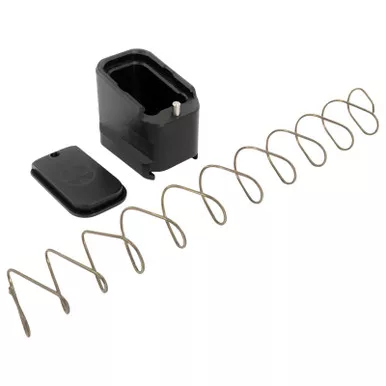 Shield Arms G19ME5BLK Magazine Extension +5 Extended 9mm Luger/40 S&W 5rd Compatible w/Glock 19/23, Black Anodized Aluminum