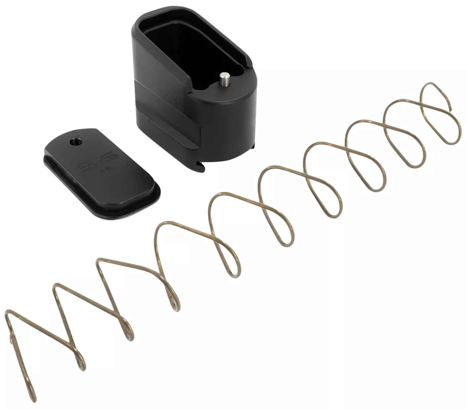 Shield Arms Magazine Extension 5rd Compatible w/ Shield Arms S15 Magazine, Black Anodized Aluminum