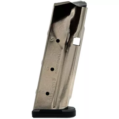 Shield Arms SAS15NGEN3 S15 Magazine Gen 3 15rd Flush 9mm Luger Fits Glock 48/43X Nickel Steel
