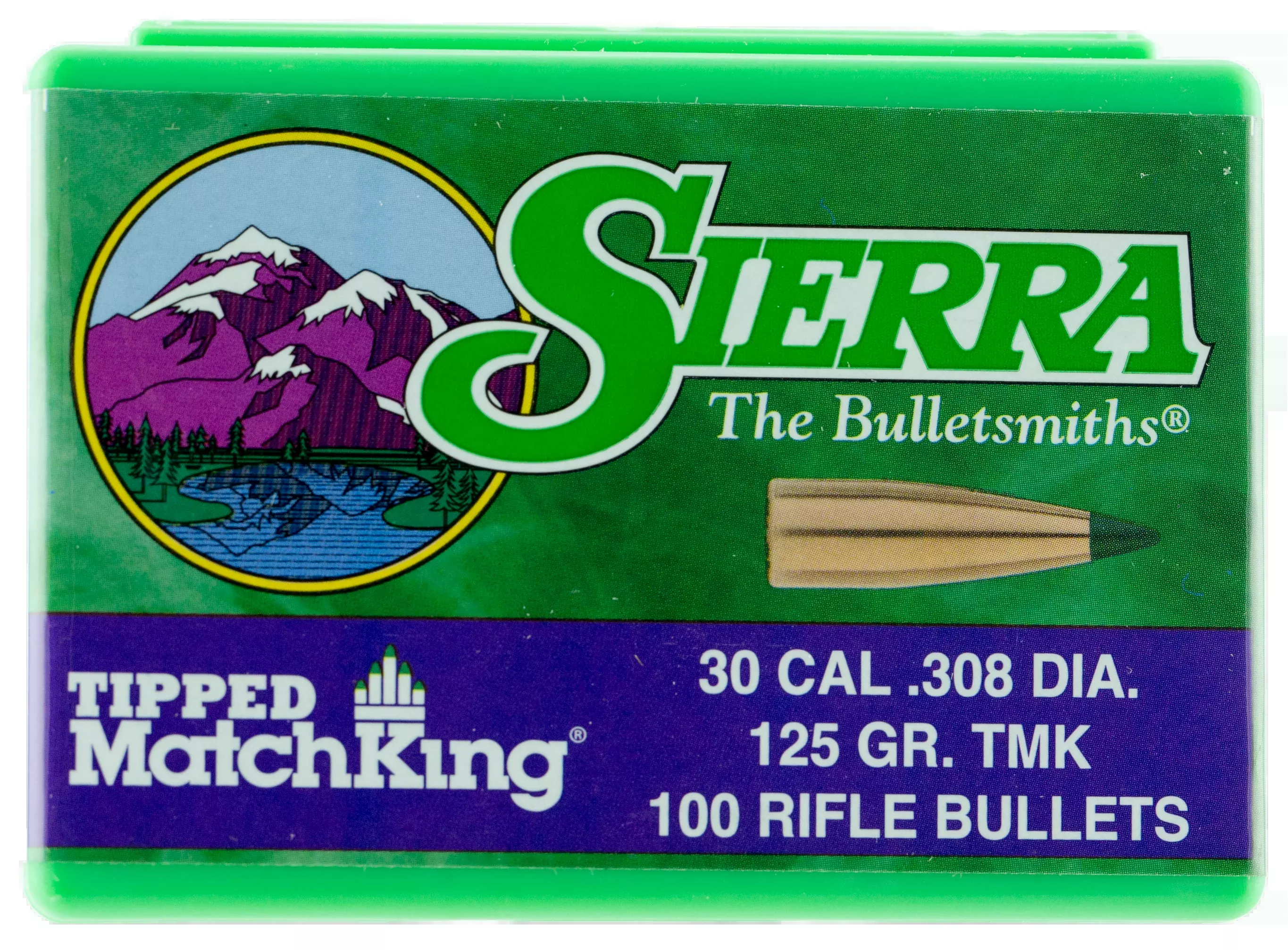 Sierra Bullets .30 Cal .308 - 125gr Hp Match Tmk 100ct