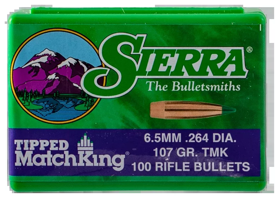 Sierra Bullets 6.5mm .264 - 107gr Hpbt Match Tmk 100ct