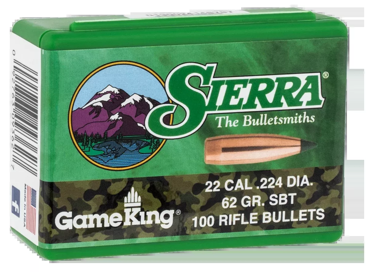 Sierra Gameking, Sierra 9362Bull .224 62 Sbt Gameking 100