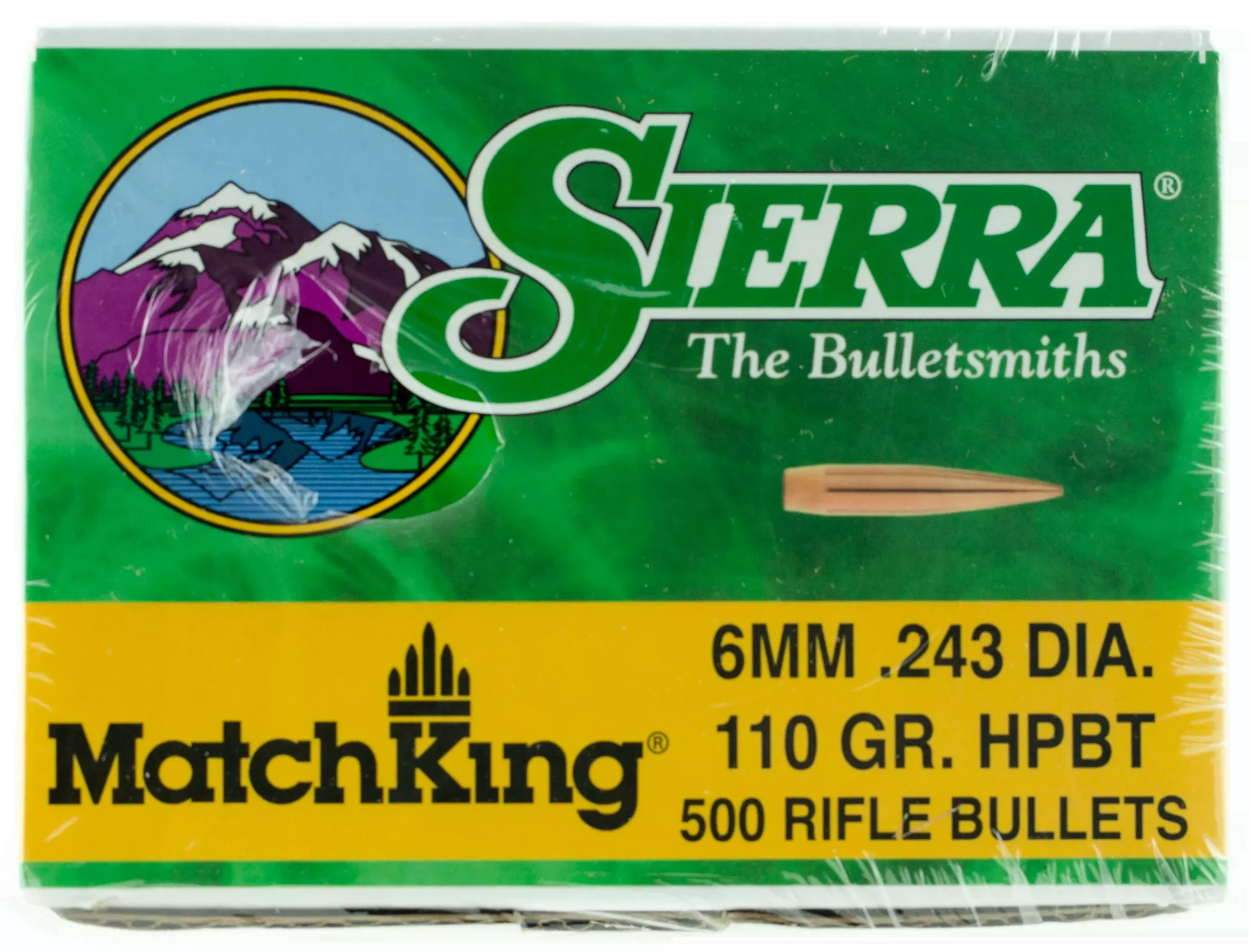 Sierra Matchking, Sierra 1575c .243 110 Hpbt Match 500