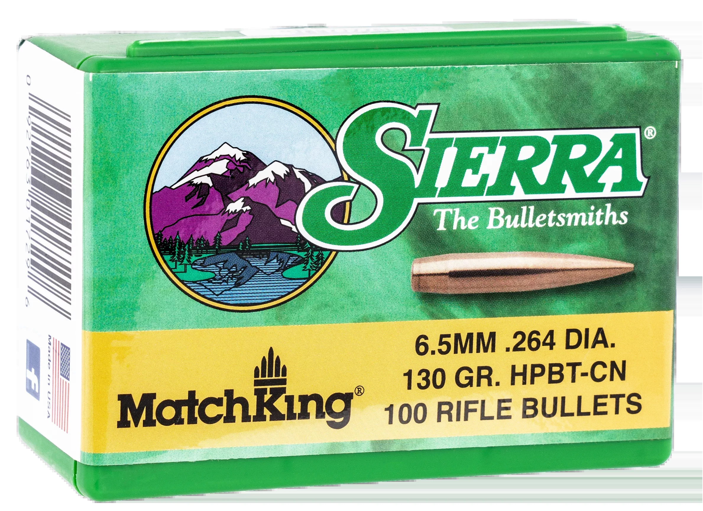 Sierra Matchking, Sierra 1729Bull .264130 Match King 100