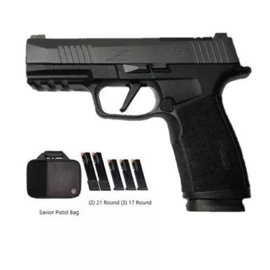 Sig P365X-Macro Gray Tacpro Savior Bundle 9mm 3.7" Barrel 17/21+1 Round
