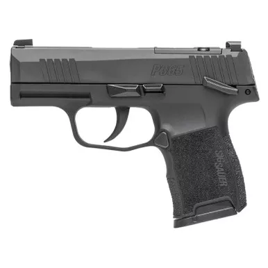 Sig Sauer 3659BXR3PMSSLCA P365 *CA Compliant 9mm Luger 10+1 3.10" Black Nitron Stainless Steel Optic Ready/Serrated Slide, Black Polymer Frame w/Accessory Rail, Black Polymer Grip