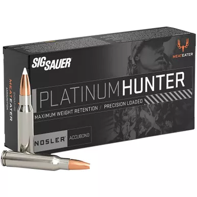 Sig Sauer E308PH16520 Platinum Hunter 308Win 165gr 20 Per Box/10 Case