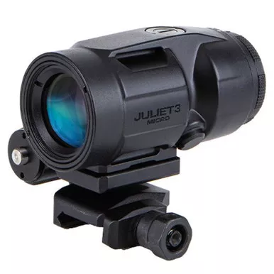 SIG SAUER Juliet3-Micro 3x22mm Black Magnifier with Push-Button Mount and Spacers (SOJ3M001)