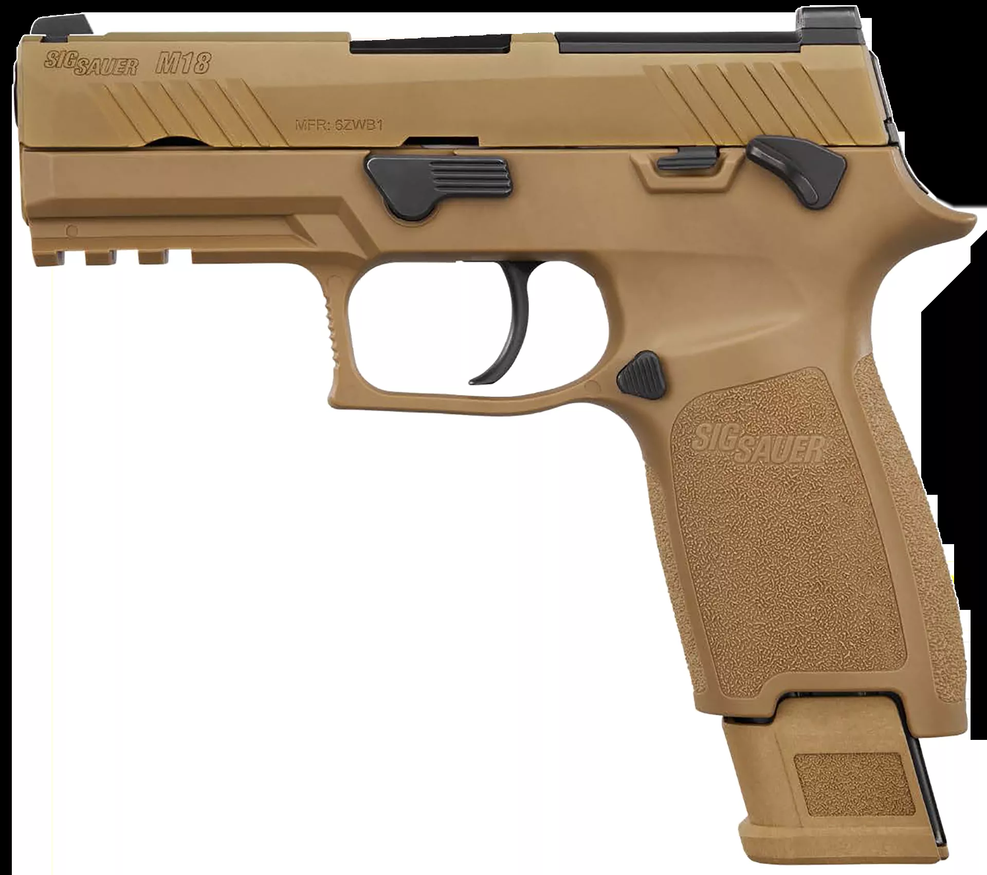 Sig Sauer M18 9mm Pistol 3.9" Coyote M189CSSMS
