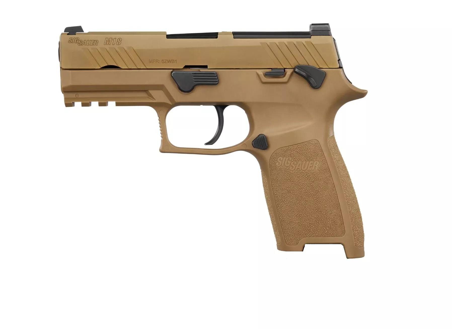 Sig Sauer M18 Commercial 9mm Luger Pistol Carry Frame 10+1 3.90" M189CSSMS10