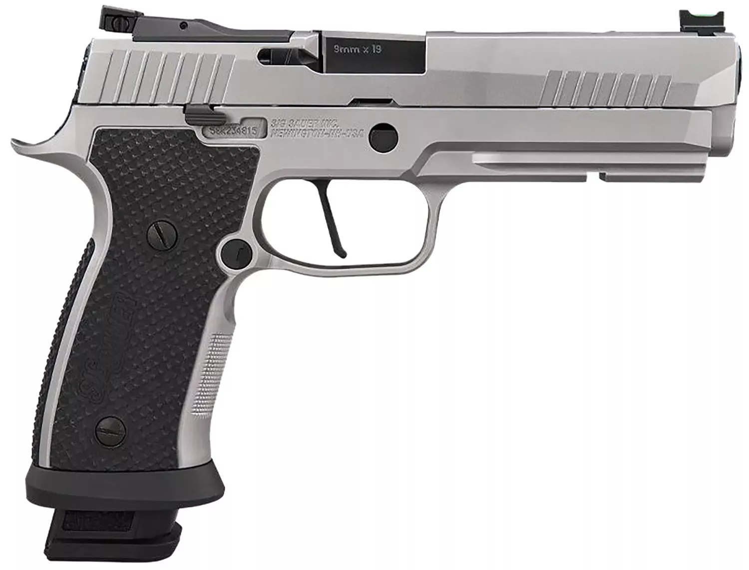 Sig Sauer P320 9mm Luger Pistol 10+1 5" Full Size Frame Optic Ready Stainless Steel 320SXG59STAS10