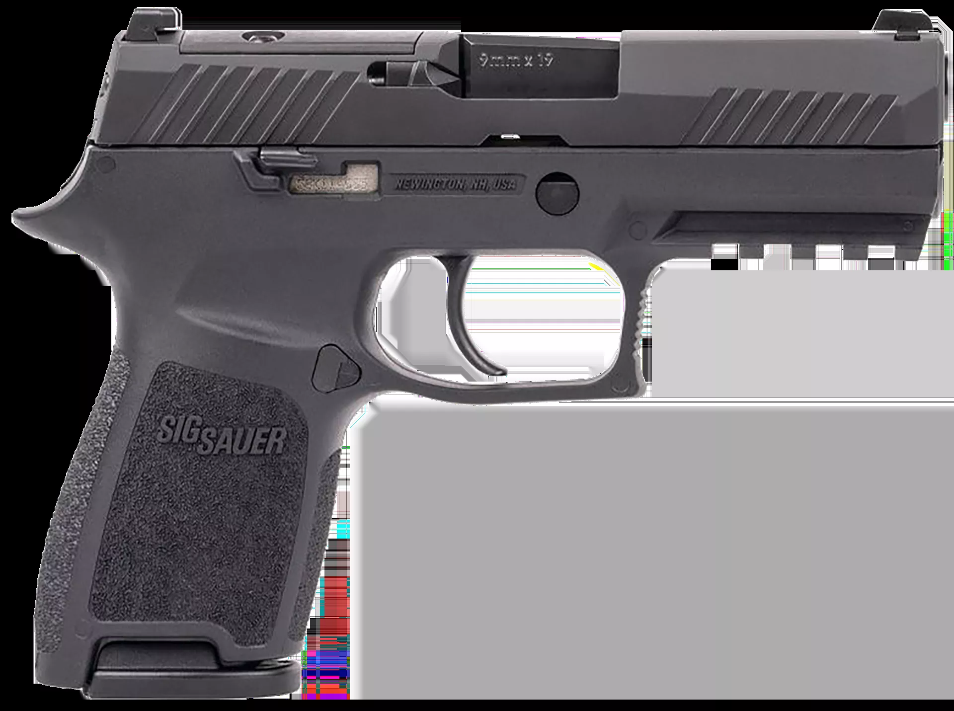 Sig Sauer P320 9mm Luger Pistol Compact Frame 10+1 3.90" Black 320C9BSSP10