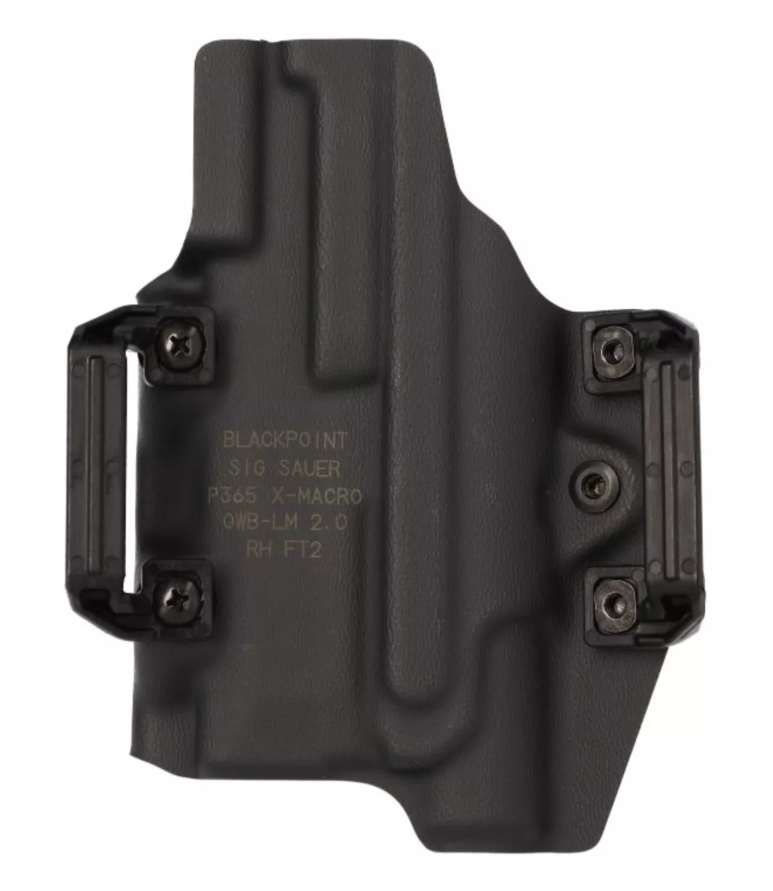 Sig Sauer P365 X-Macro OWB Holster BlackPoint Tactical Light Bearing RH Black 8901264