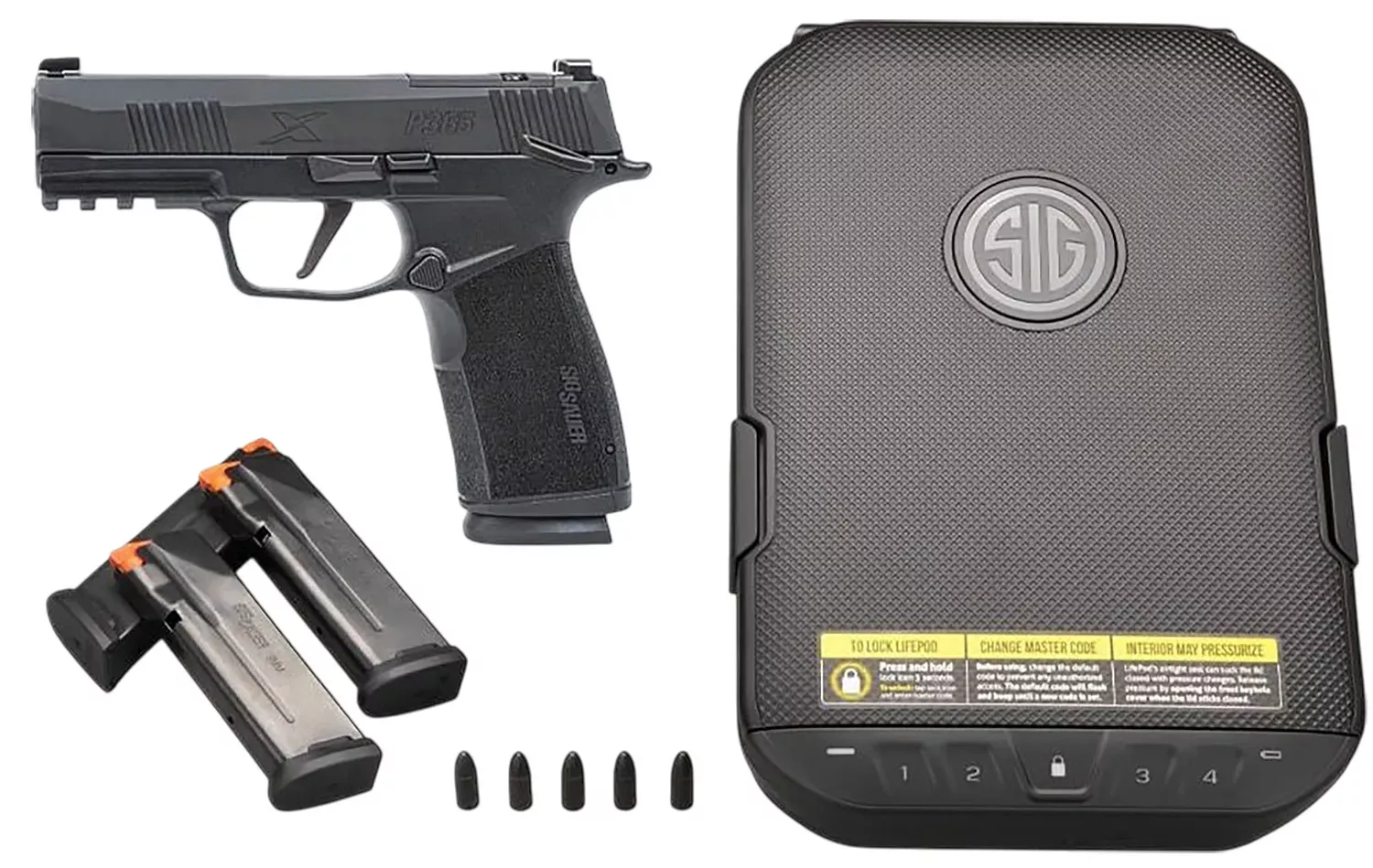 Sig Sauer P365 XMacro Kit 9mm Pistol 3.70″ Black 365XCA9MSVKIT