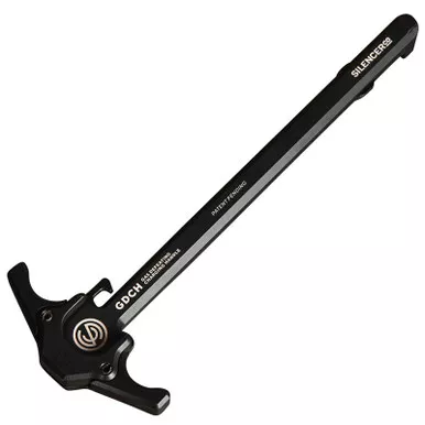 SilencerCo AC5062 Gas Defeating Charging Handle made of Black Anodized 7075-T6 Aluminum & Ambidextrous Design for AR-15