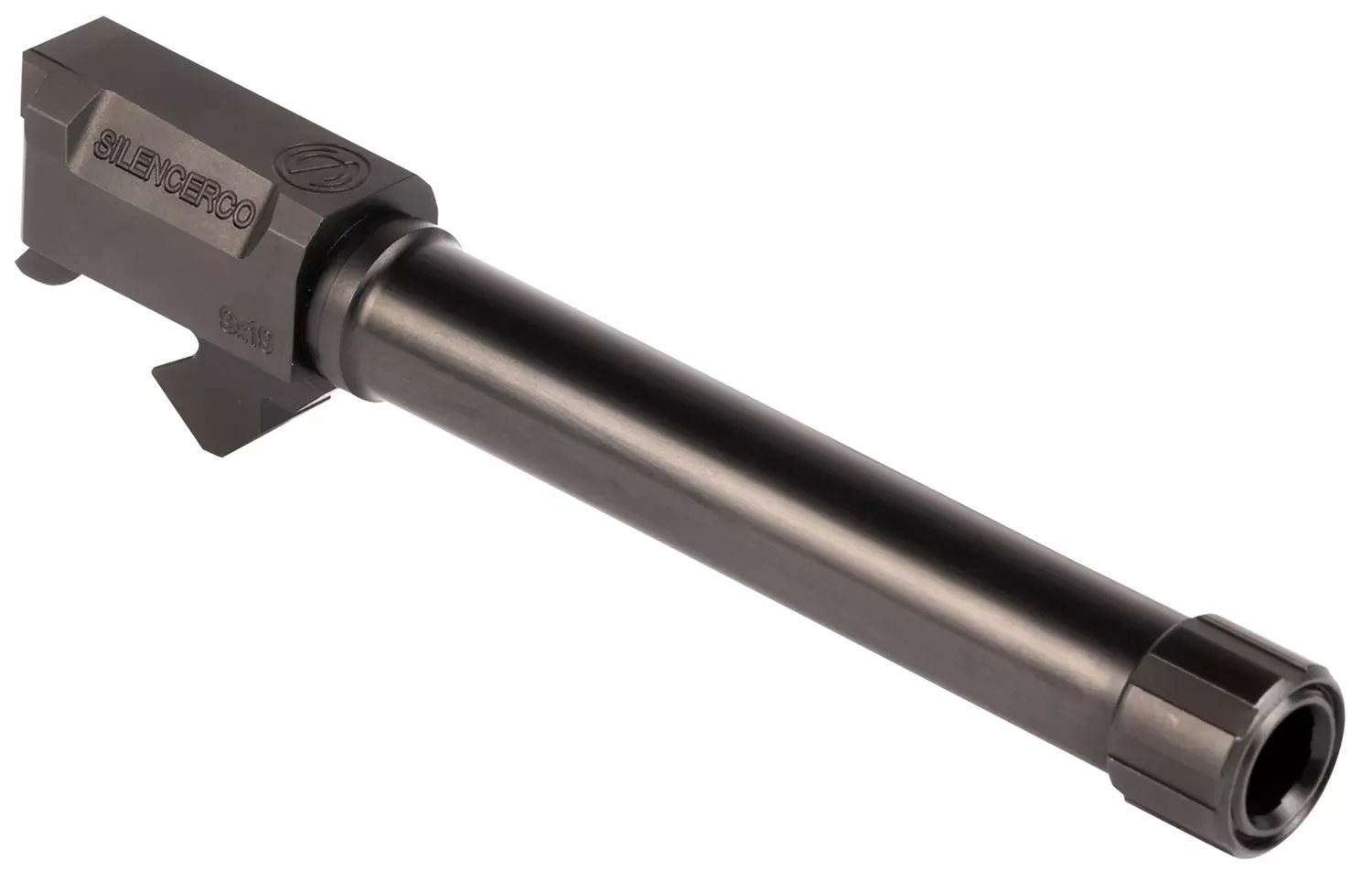 SilencerCo Sig 9mm Luger 5" Threaded Black Nitride Stainless Steel Handgun Barrel