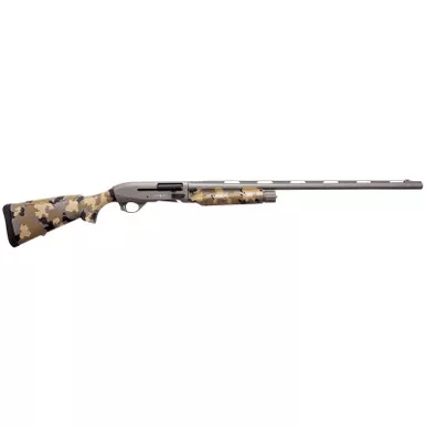 Silver Eagle Arms A21228OS2 Alpha 2 12 Gauge 3" 4+1 28" Gray Cerakote Chrome Lined Vent Rib Barrel & Steel Receiver, Old School Camo Synthetic Fixed Stock