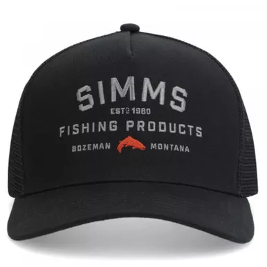 Simms Double Haul Trucker Black