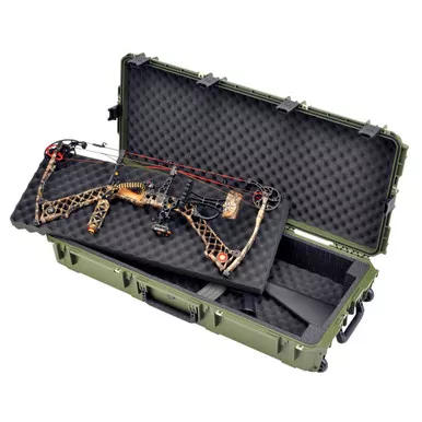 SKB 3I-4217-DB-M iSeries Double Bow/Rifle Case, 42 Inches, Green