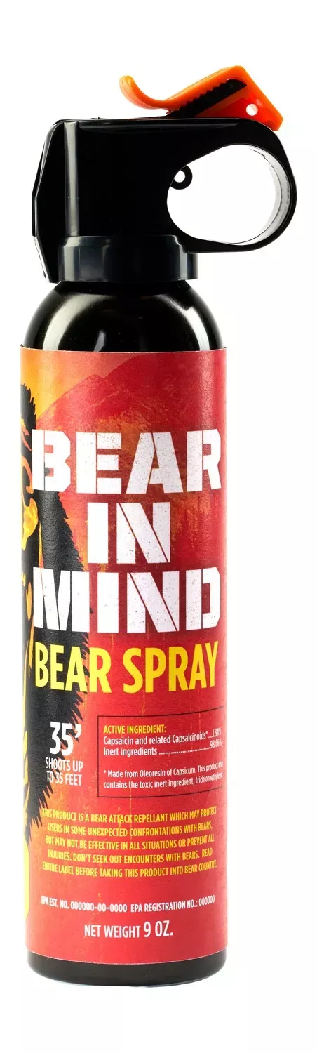 Skyline USA Bear in Mind Red Pepper Bear Spray 9 oz Red BSGG91000