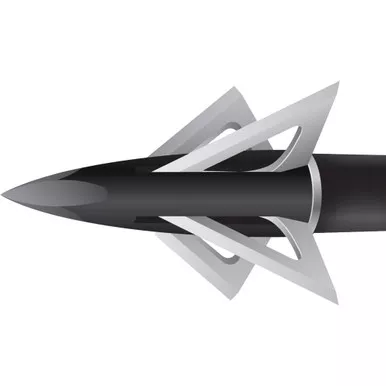 Slick Trick 15STX150 Crossbow Trick Broadheads, 150 Grain, Black, 4 Pack