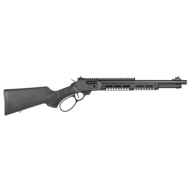 Smith & Wesson 14195 1854 Stealth Hunter 45 Long Colt 8+1 16.30" Black Armornite Threaded Barrel, Black Anodized Aluminum Receiver w/Picatinny Rail, Fixed w/Textured Grip Panels Black Synthetic Stock