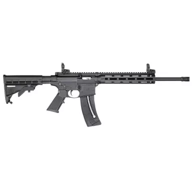 Smith & Wesson 14375 M&P15-22 Sport Bundle .22 LR 25+1 16.50" Black Threaded Barrel Polymer Receiver Black Handguard Grip