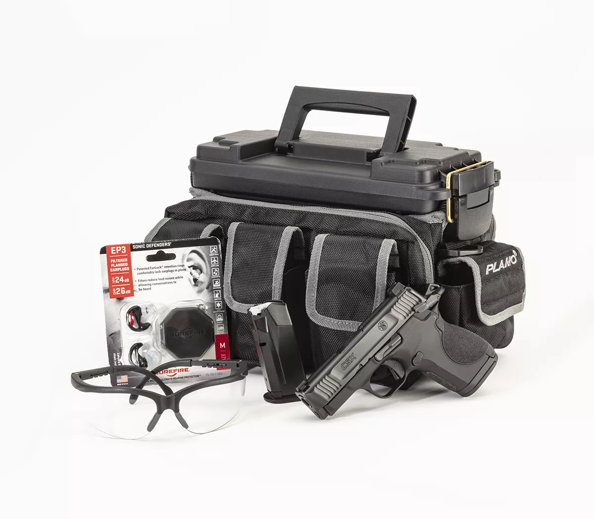 Smith & Wesson CSX 9MM Pistol Range Kit