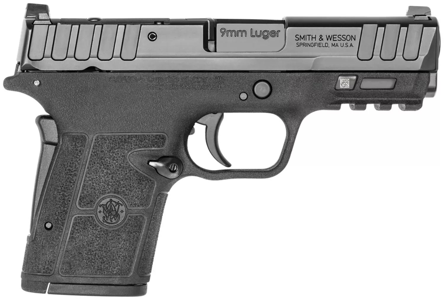 Smith & Wesson Equalizer Micro-Compact 9mm Luger Pistol 3.68" Black 13733