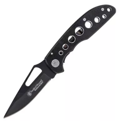 Smith & Wesson Extreme Ops 3.25" Folding Black Drop Point