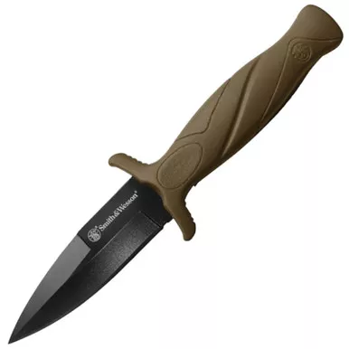 Smith & Wesson H.R.T Boot Fixed Blade Boot Knife 2.75" Flat Dark Earth