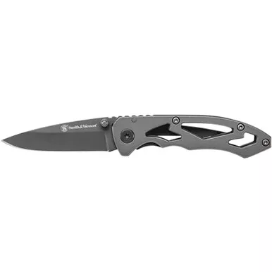 Smith & Wesson Knives CK400CP Skeletonized 2.20" Folding Drop Point Plain Stainless Steel Blade 3.20" Handle Includes Pocket Clip