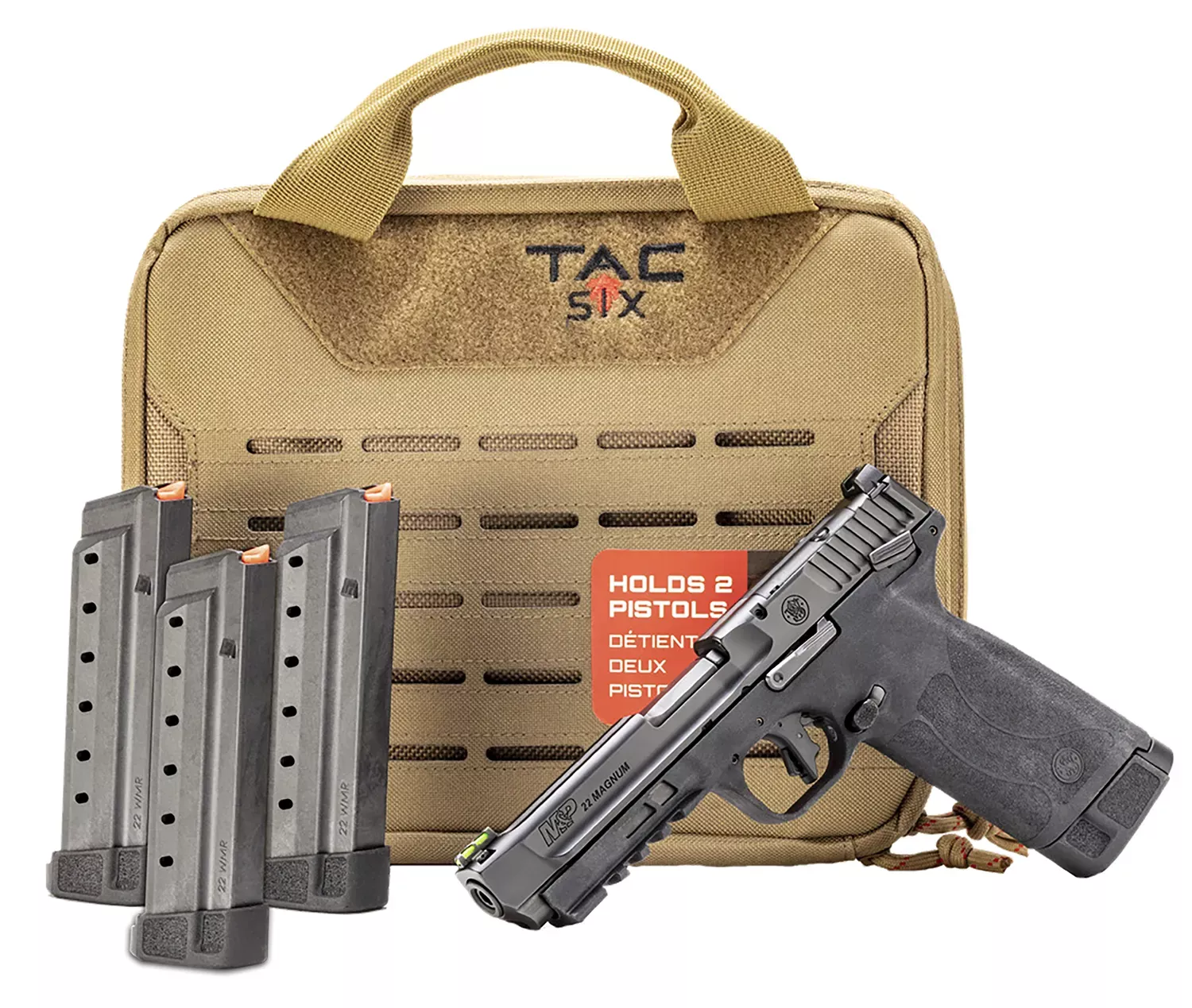 Smith & Wesson M&P 22 WMR Pistol Range Kit 4.35" Black 14347