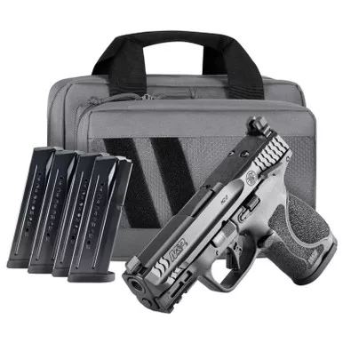 Smith And Wesson M&P 9 M2.0 Compact 9mm 4" Barrel 15 Round Thumb Safety Savior Equipment Bundle