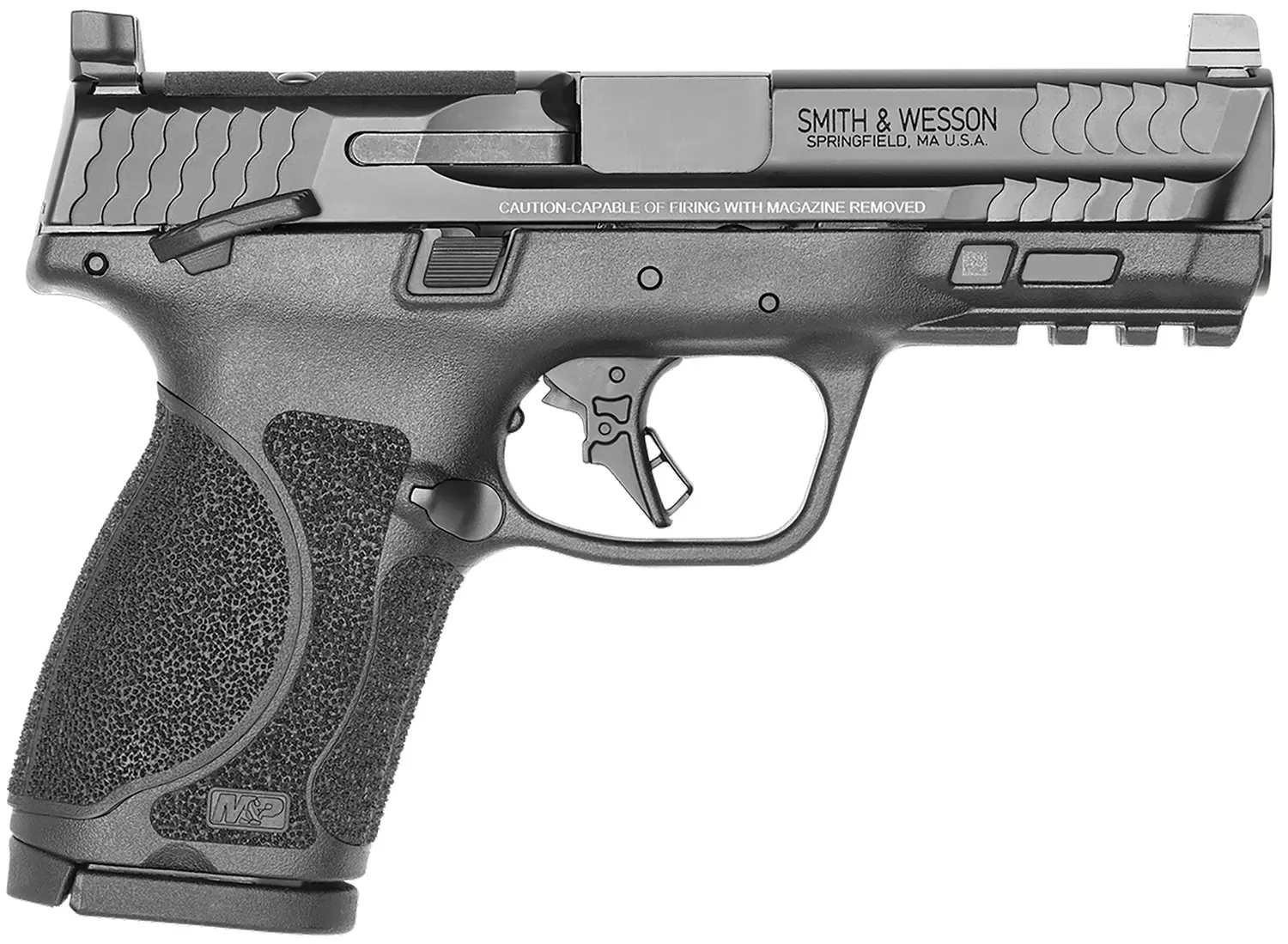 Smith & Wesson M&P M2.0 *MA Compliant 9mm Luger Pistol 4″ Black 14099
