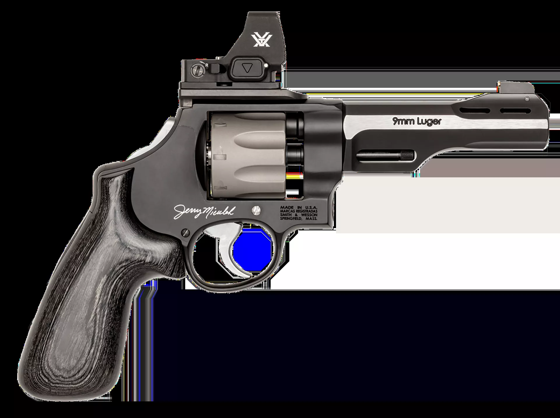 Smith & Wesson Model 327 WR 9mm Luger Revolver 5" Black 14045