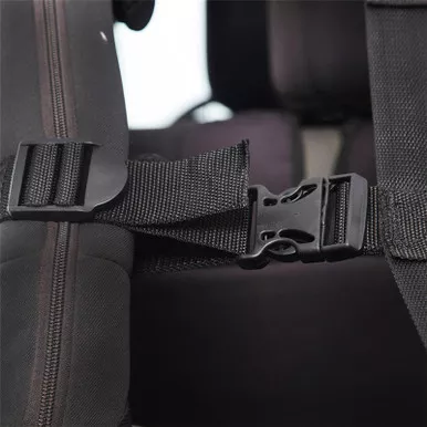 SMITTYBILT 97-06 Wrangler TJ CRES2 Heavy Duty Cargo Restraint System; Black 2in Webbing (561135)